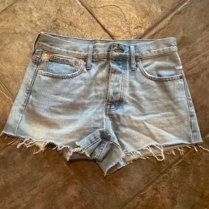 Madewell relaxed denim shorts
